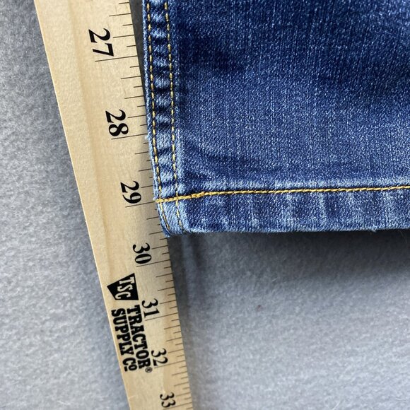 511 Tactical Skinny Jeans Men 38x32 Distressed Blue Stretch Denim Pants Workwear - Picture 10 of 16